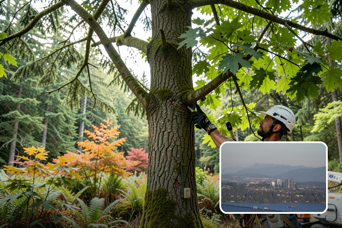 Reforestation planting in Medina, King County, WA - Restores and expands tree cover