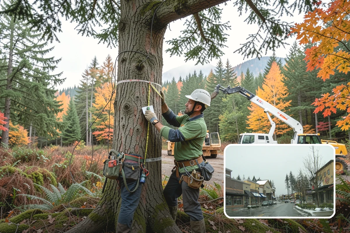 Reforestation planting in Mill Creek, Snohomish County, WA - Restores and expands tree cover