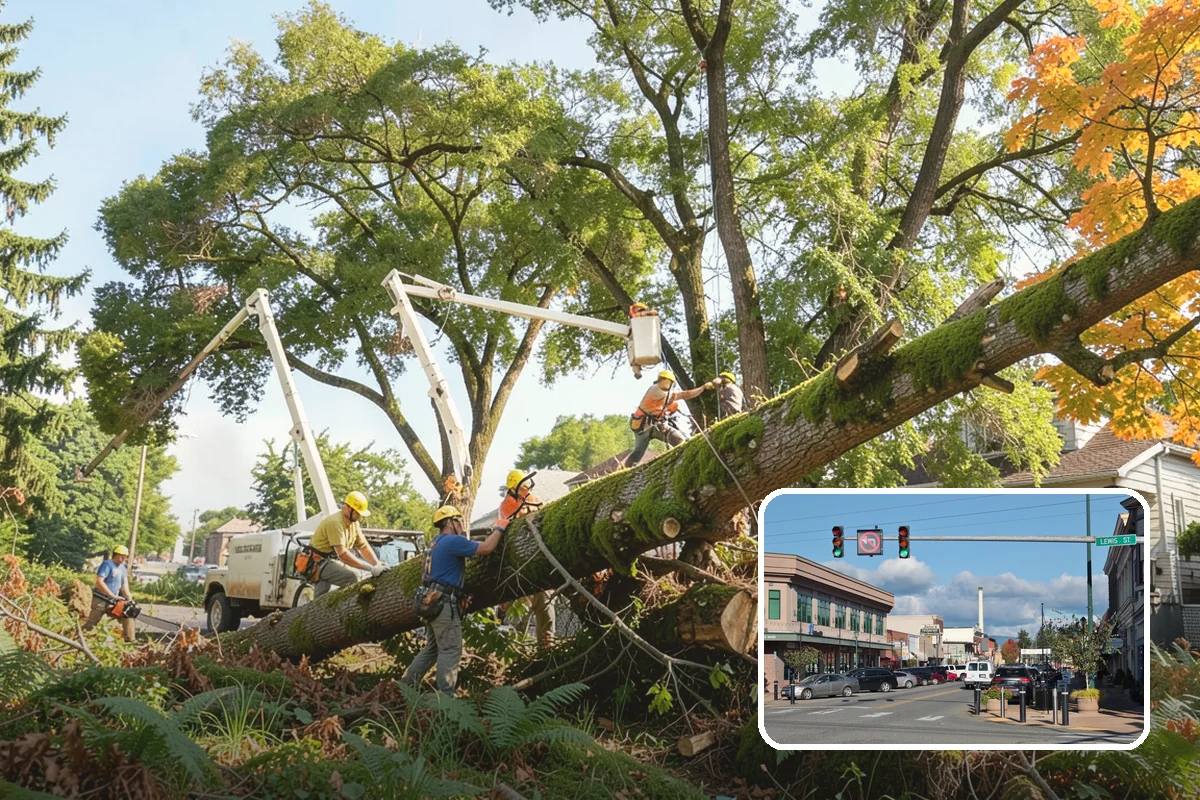 Reforestation planting in Monroe, Snohomish County, WA - Restores and expands tree cover