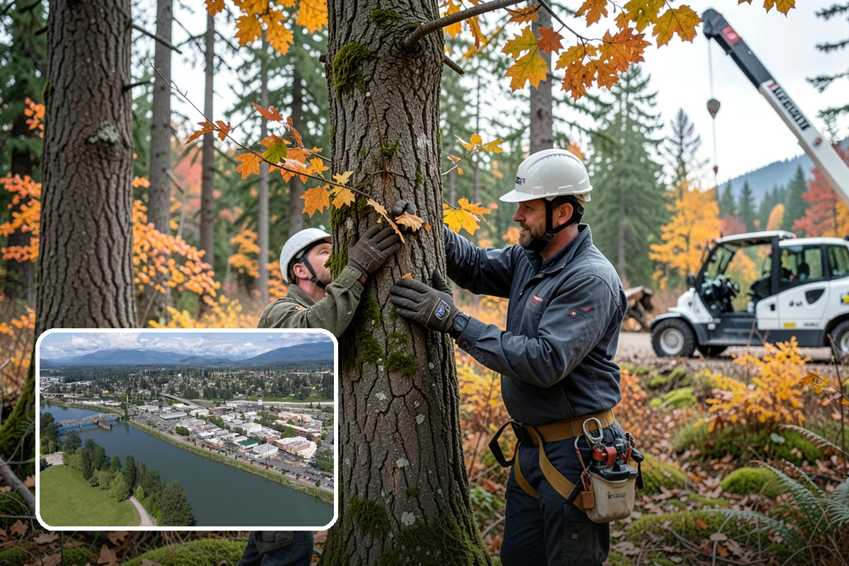 Reforestation planting in Mount Vernon, Skagit County, WA - Restores and expands tree cover