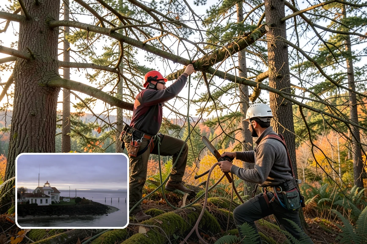 Reforestation planting in Mukilteo, Snohomish County, WA - Restores and expands tree cover