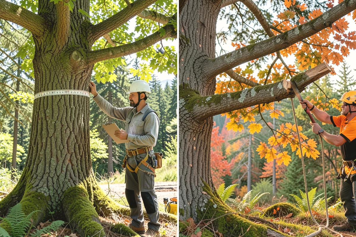 Reforestation planting in North Bend, King County, WA - Assess site conditions and select suitable species