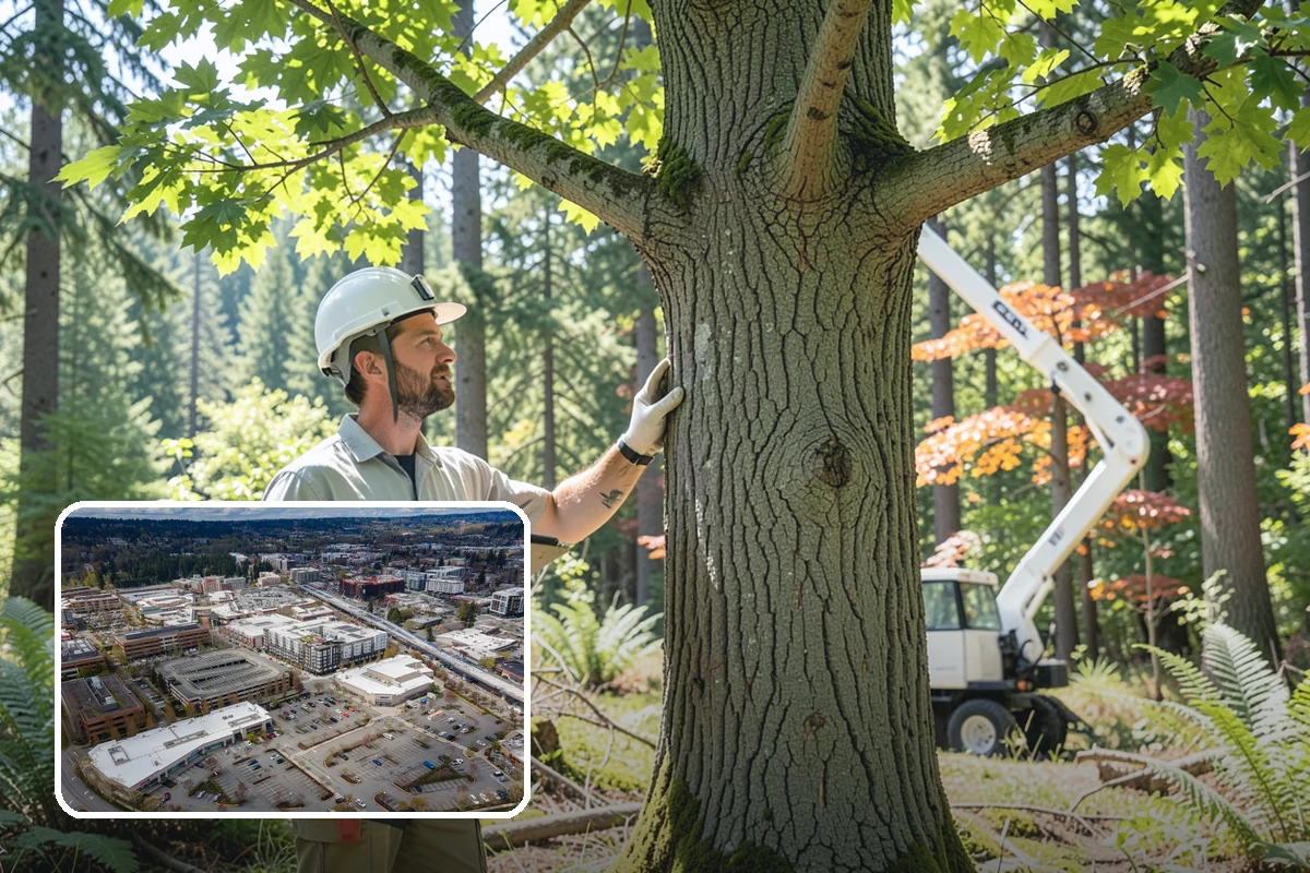 Reforestation planting in Redmond, King County, WA - Restores and expands tree cover