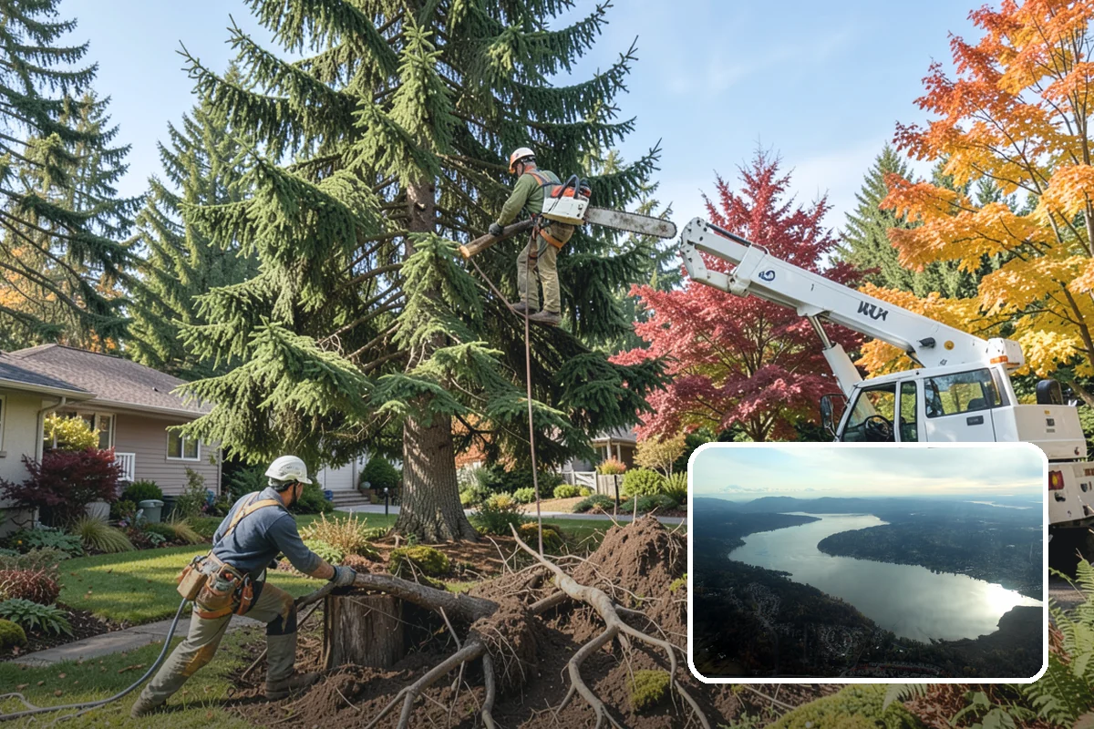 Reforestation planting in Sammamish, King County, WA - Restores and expands tree cover