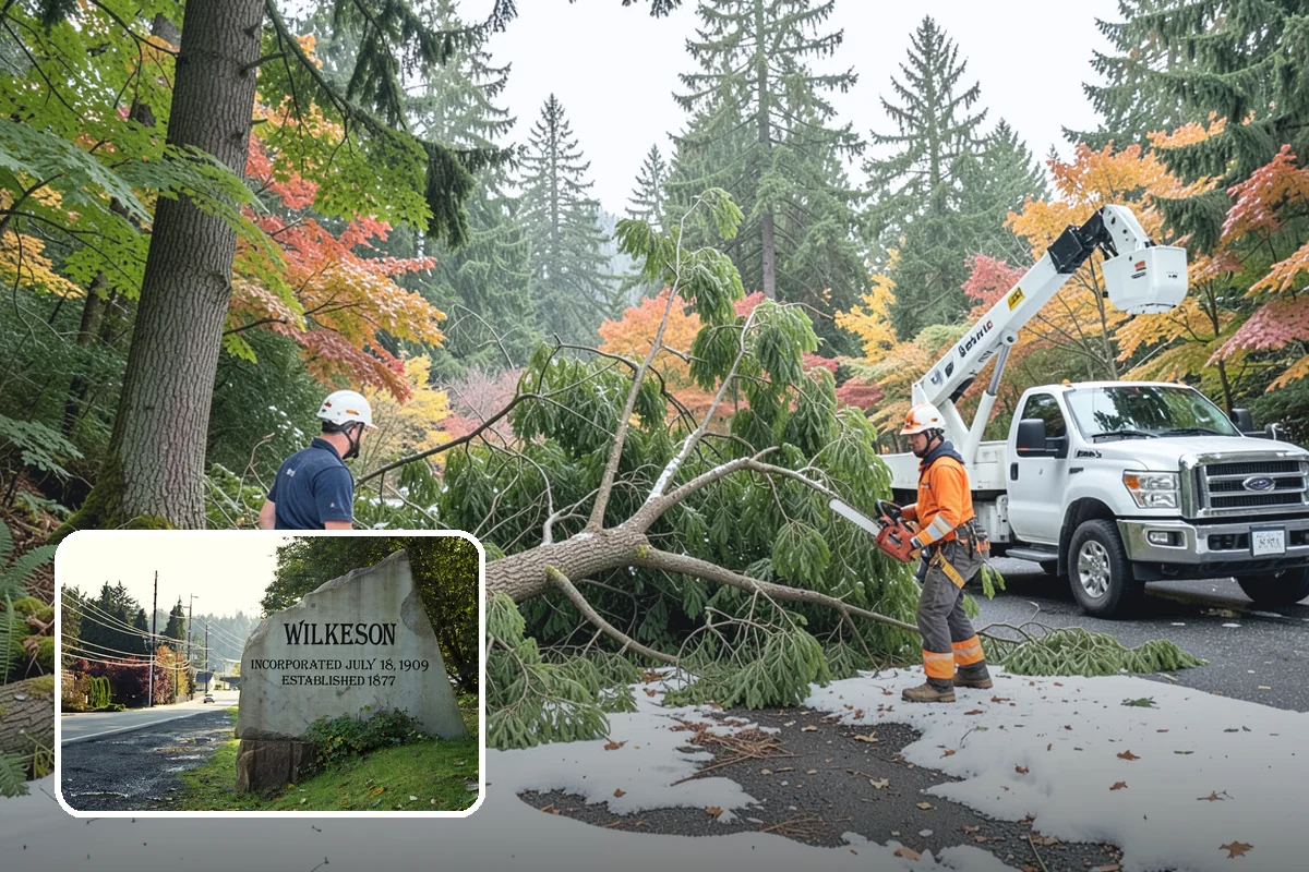 Reforestation planting in Wilkeson, Pierce County, WA - Restores and expands tree cover