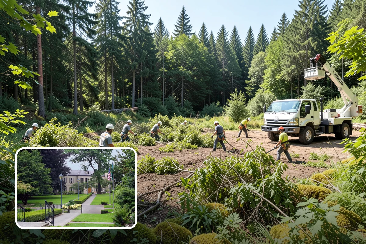 Reforestation planting in Woodinville, King County, WA - Restores and expands tree cover