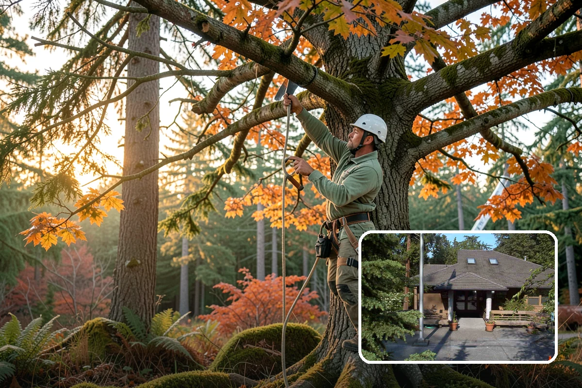 Reforestation planting in Yarrow Point, King County, WA - Restores and expands tree cover