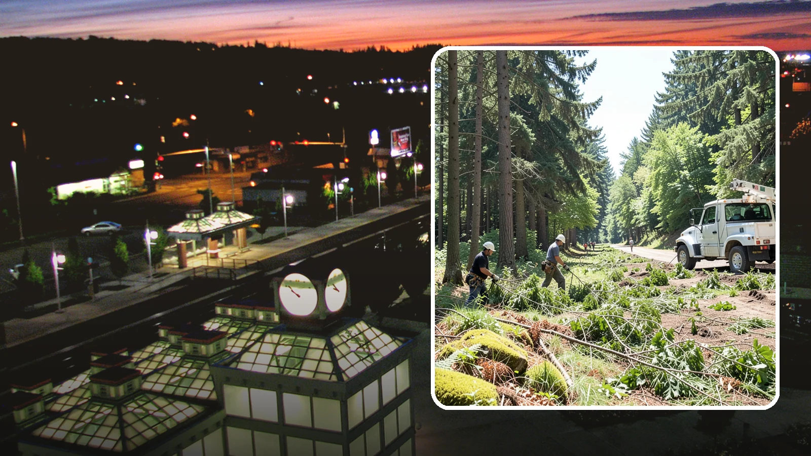 Right-of-way clearing in Auburn, King County, WA - The clearing of vegetation along easements and access corridors.