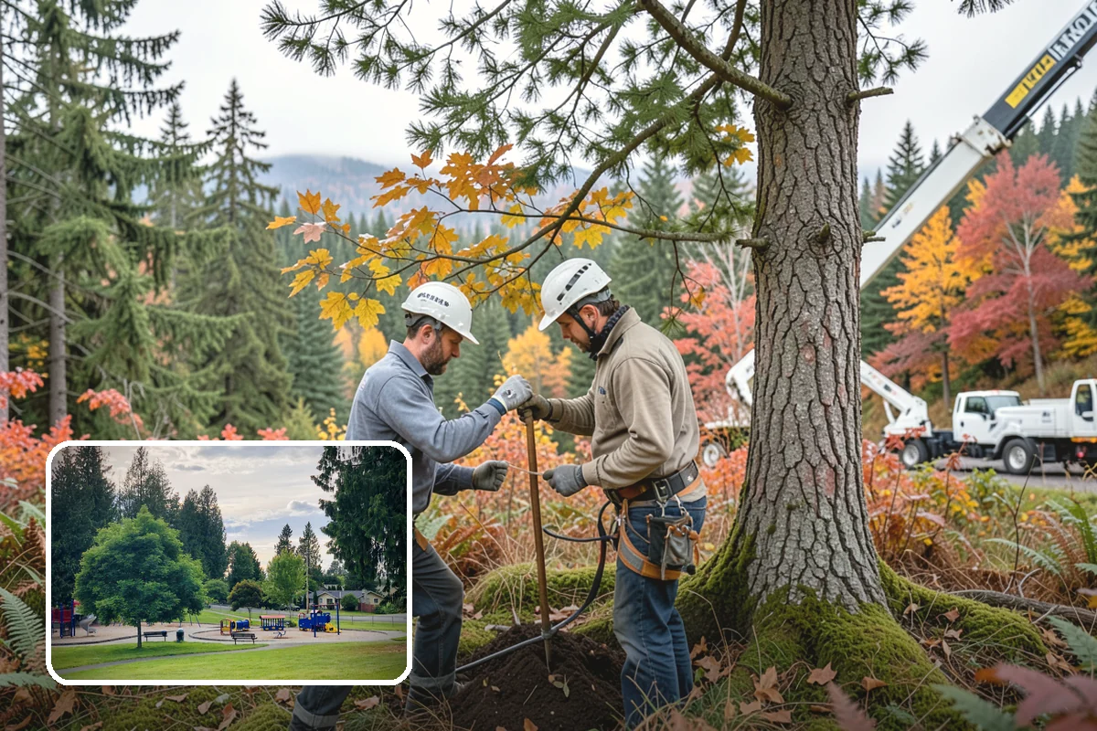 Right-of-way clearing in Bonney Lake, Pierce County, WA - Improves access and usability of a site