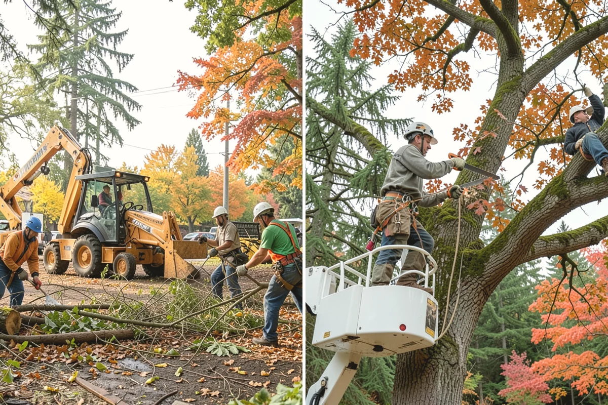 Right-of-way clearing in Burien, King County, WA - Assess the site and mark features to protect