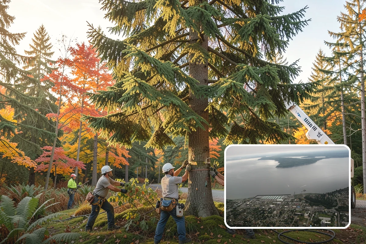 Right-of-way clearing in Des Moines, King County, WA - Improves access and usability of a site