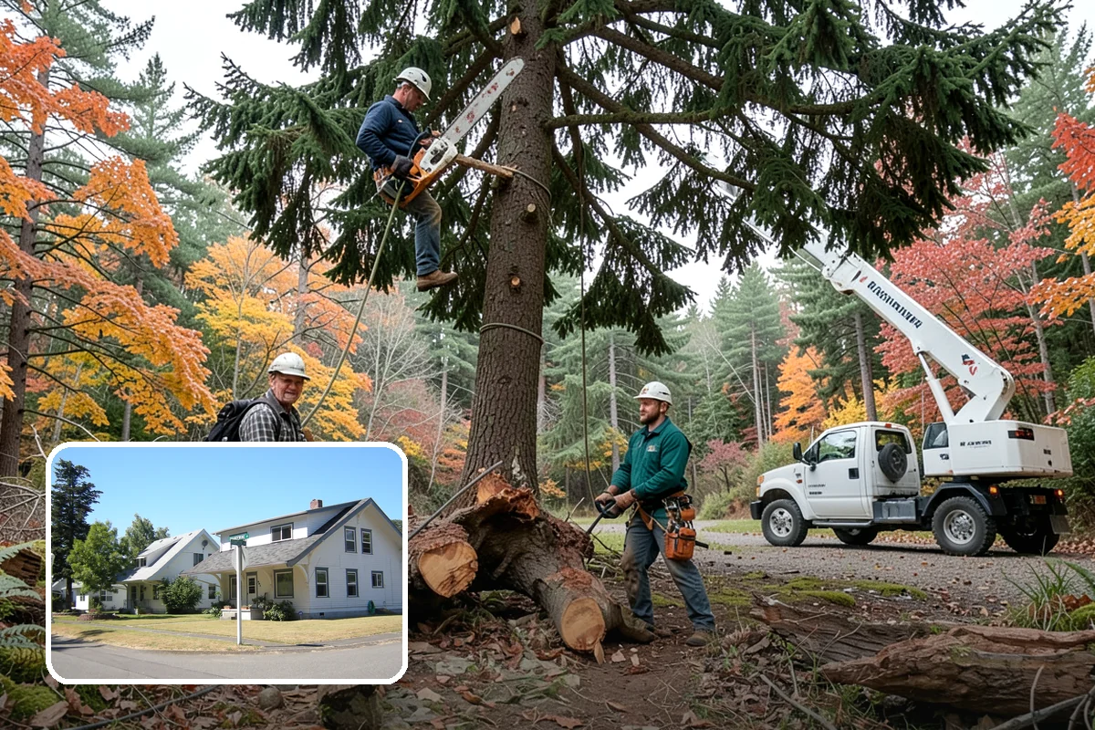 Right-of-way clearing in DuPont, Pierce County, WA - Improves access and usability of a site