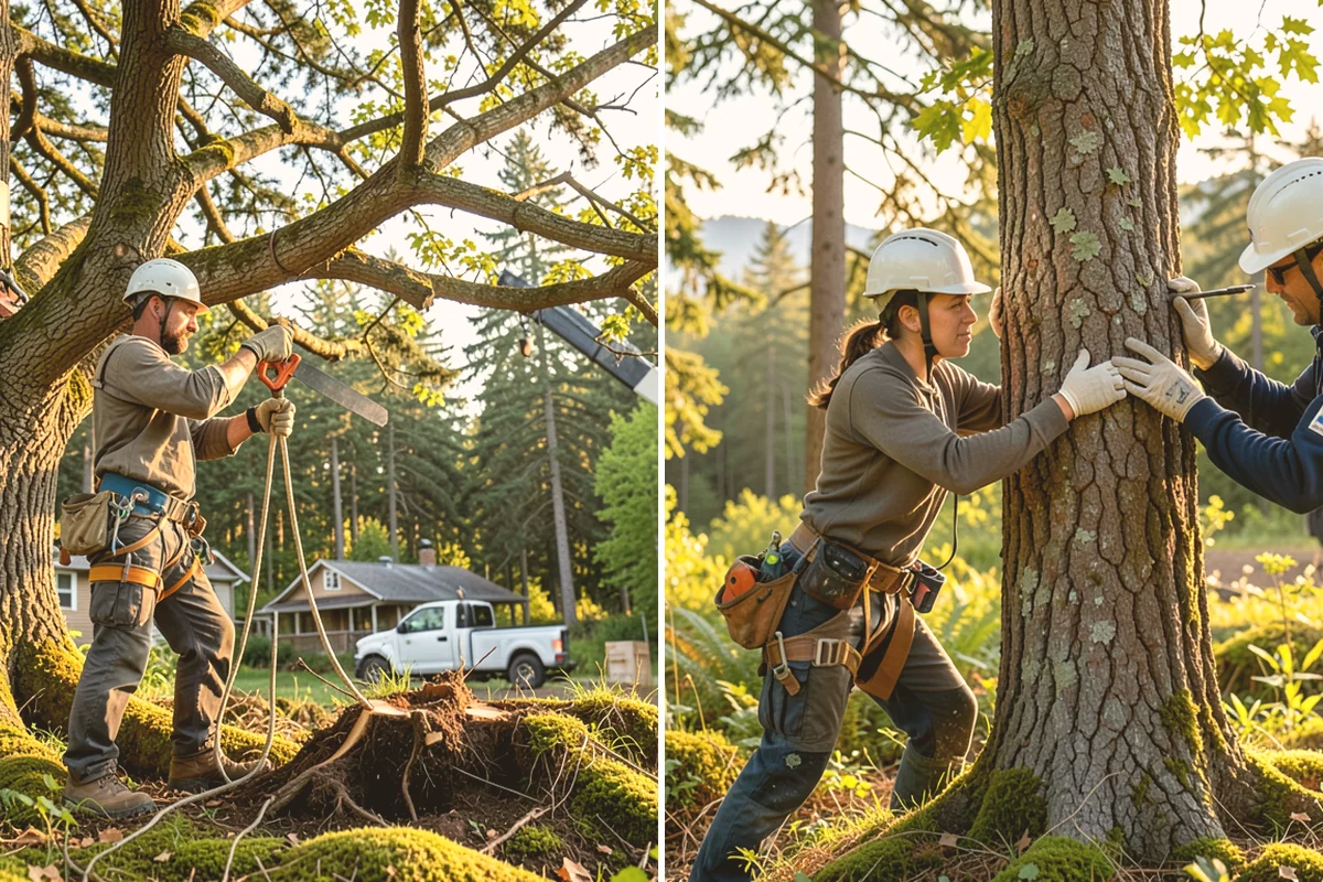 Right-of-way clearing in Edmonds, Snohomish County, WA - Assess the site and mark features to protect