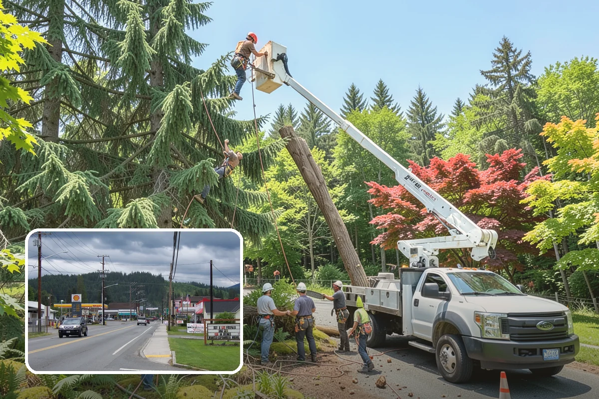 Right-of-way clearing in Granite Falls, Snohomish County, WA - Improves access and usability of a site