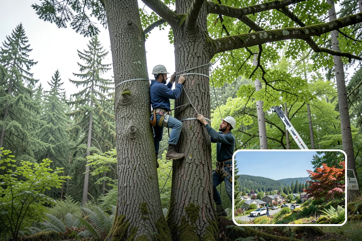 Right-of-way clearing in Index, Snohomish County, WA - Improves access and usability of a site