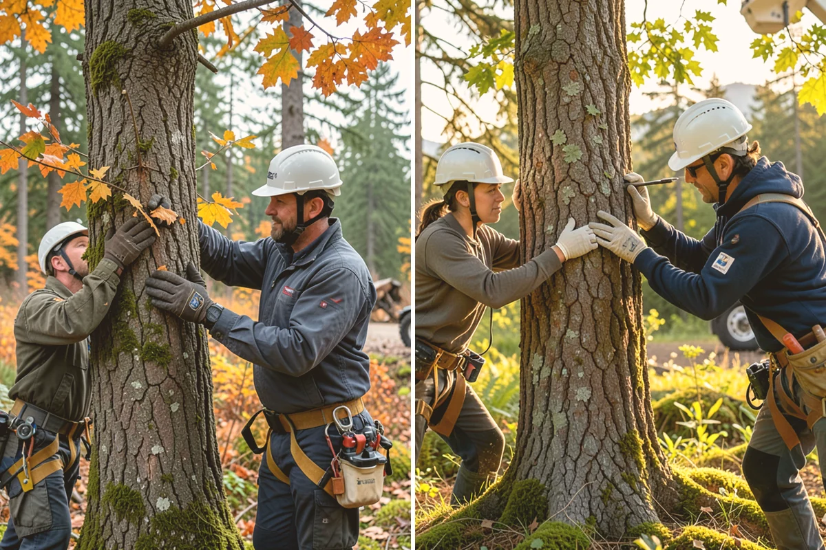 Right-of-way clearing in Index, Snohomish County, WA - Assess the site and mark features to protect