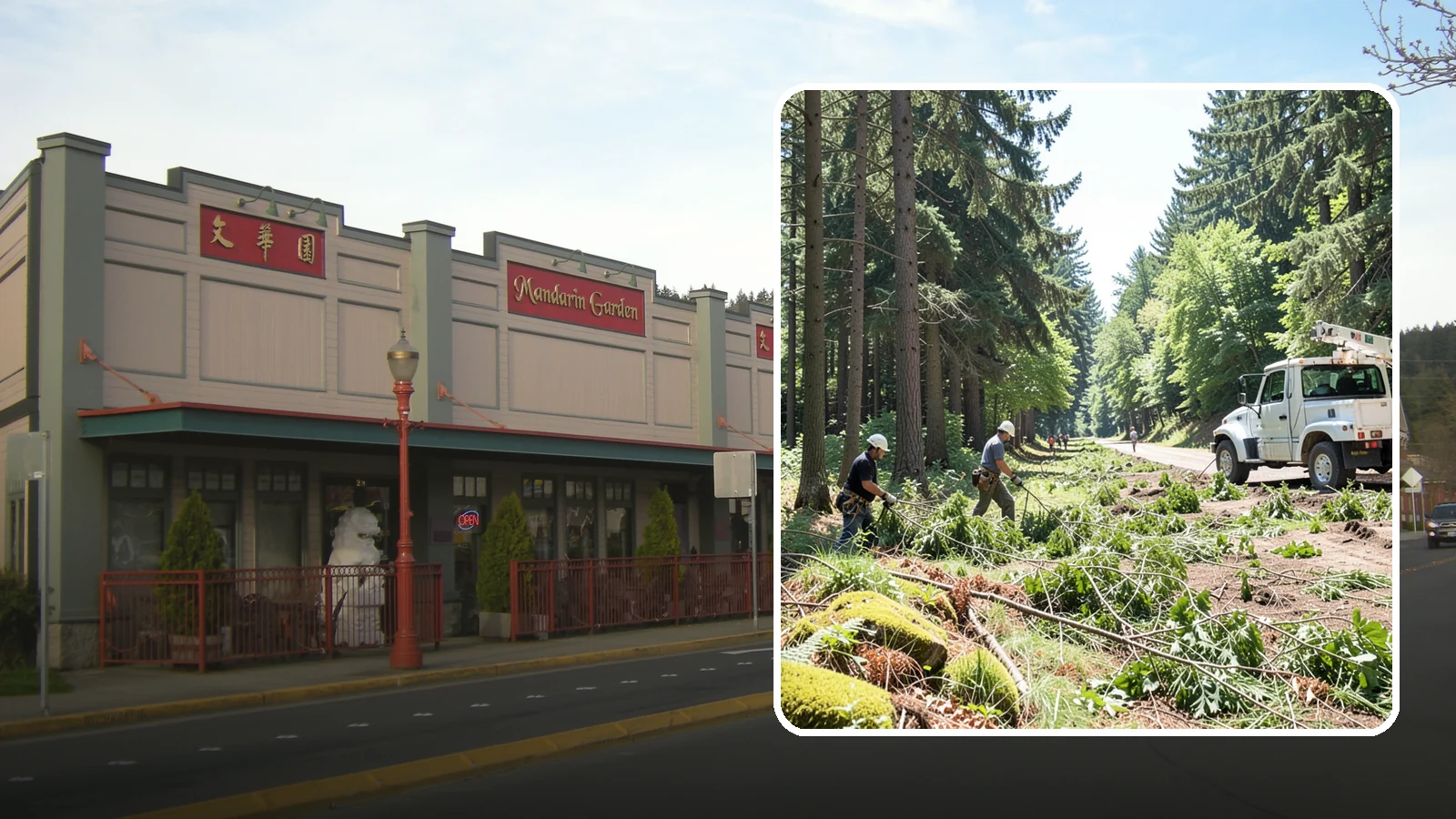 Right-of-way clearing in Issaquah, King County, WA - The clearing of vegetation along easements and access corridors.