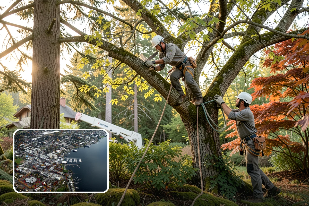 Right-of-way clearing in Kirkland, King County, WA - Improves access and usability of a site