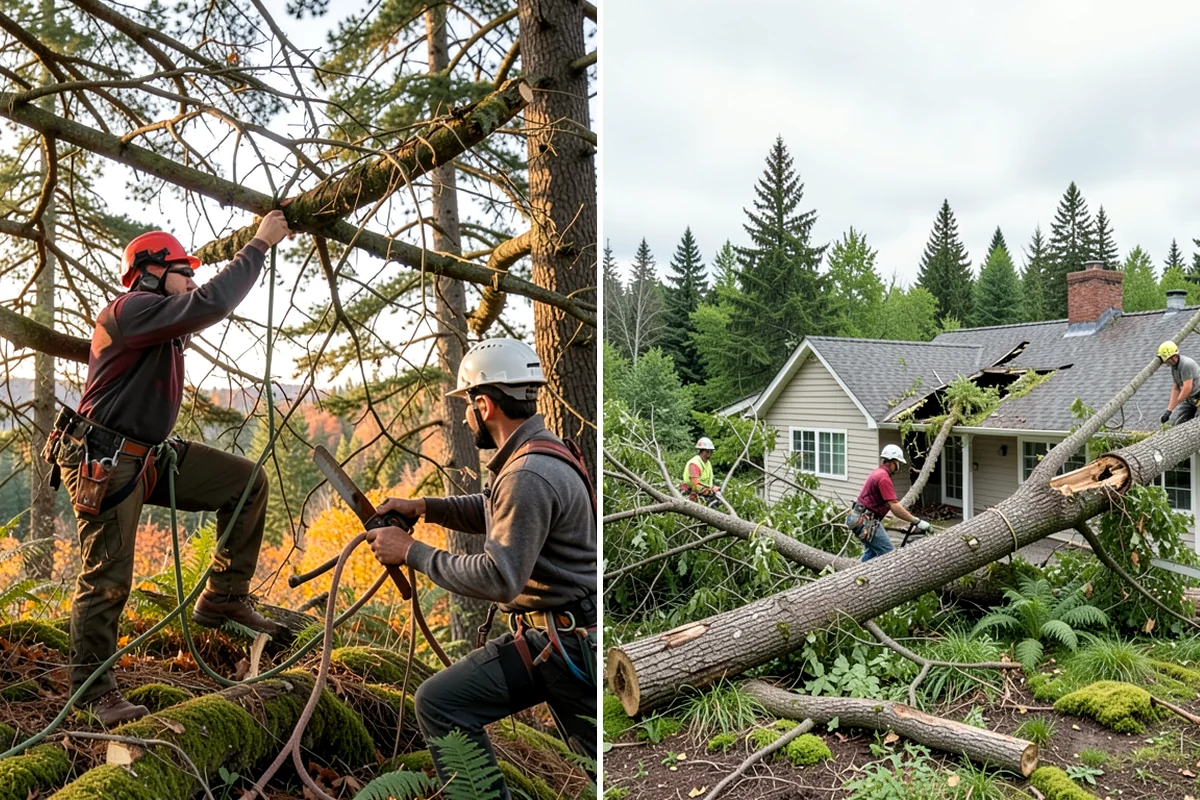 Right-of-way clearing in Lyman, Skagit County, WA - Assess the site and mark features to protect