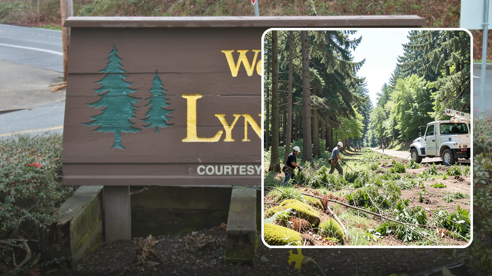 Right-of-way clearing in Lynnwood, Snohomish County, WA - The clearing of vegetation along easements and access corridors.
