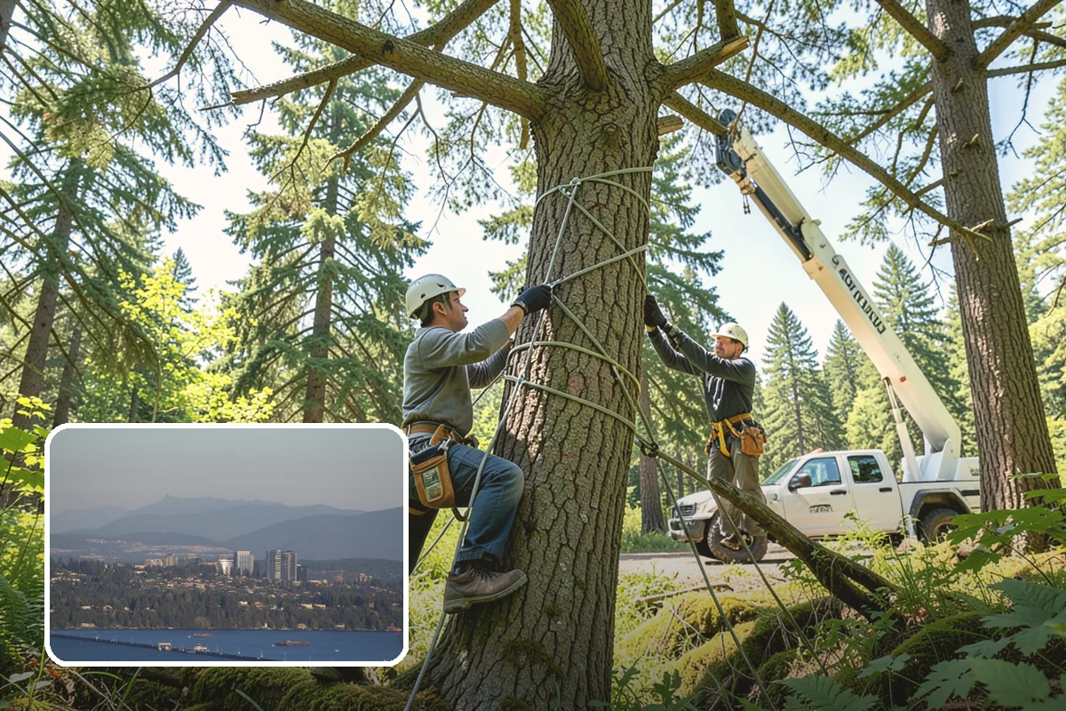Right-of-way clearing in Medina, King County, WA - Improves access and usability of a site