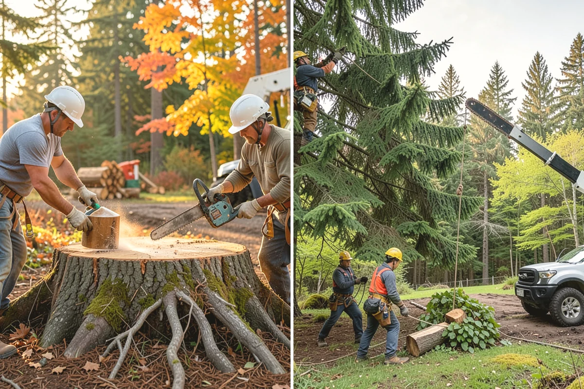 Right-of-way clearing in Mercer Island, King County, WA - Assess the site and mark features to protect