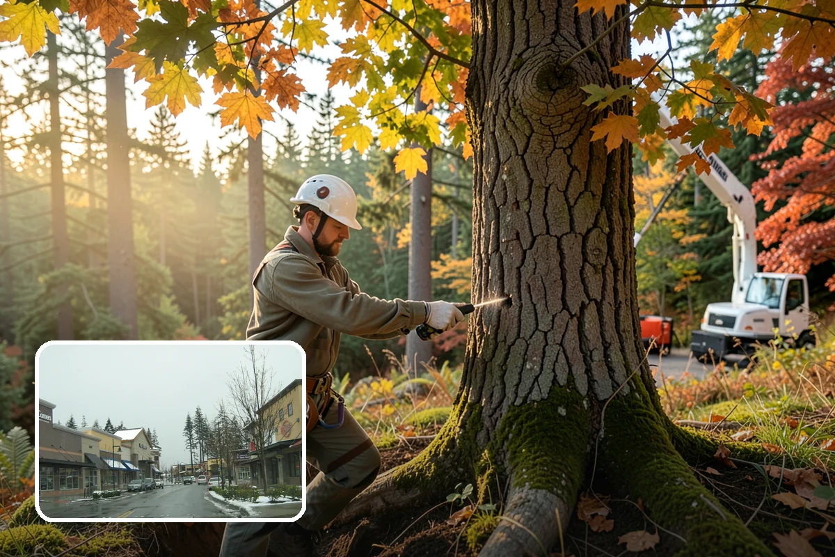 Right-of-way clearing in Mill Creek, Snohomish County, WA - Improves access and usability of a site