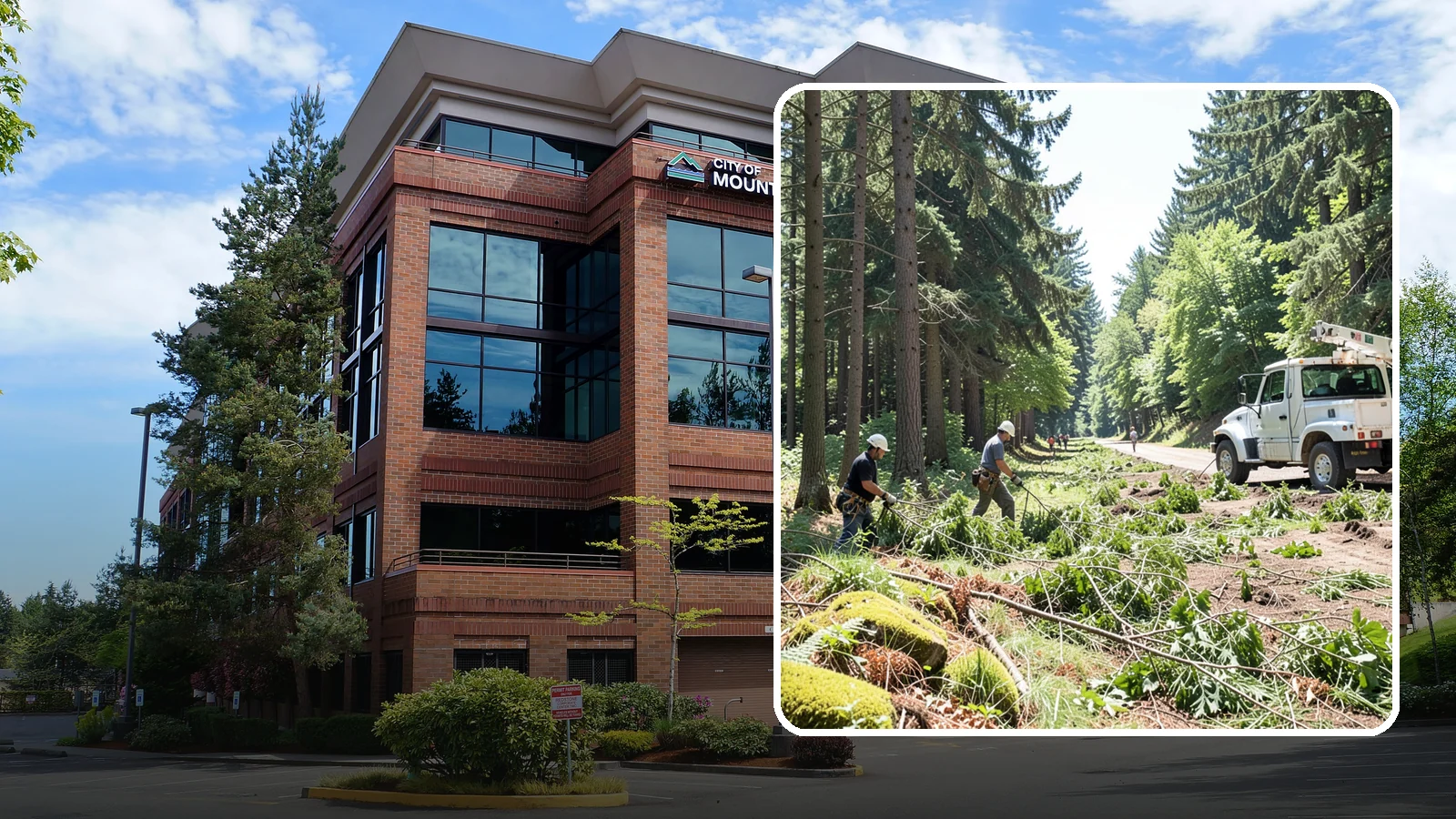 Right-of-way clearing in Mountlake Terrace, Snohomish County, WA - The clearing of vegetation along easements and access corridors.