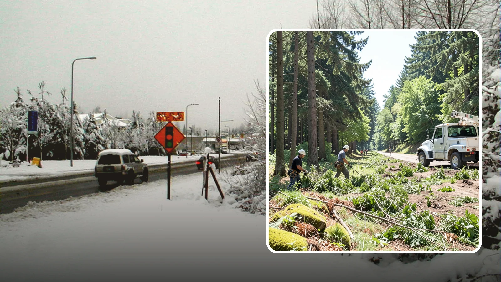 Right-of-way clearing in Newcastle, King County, WA - The clearing of vegetation along easements and access corridors.