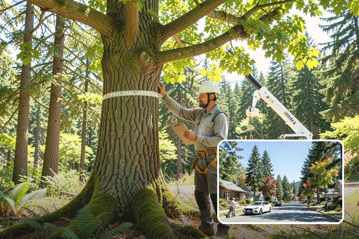Right-of-way clearing in Orting, Pierce County, WA - Improves access and usability of a site