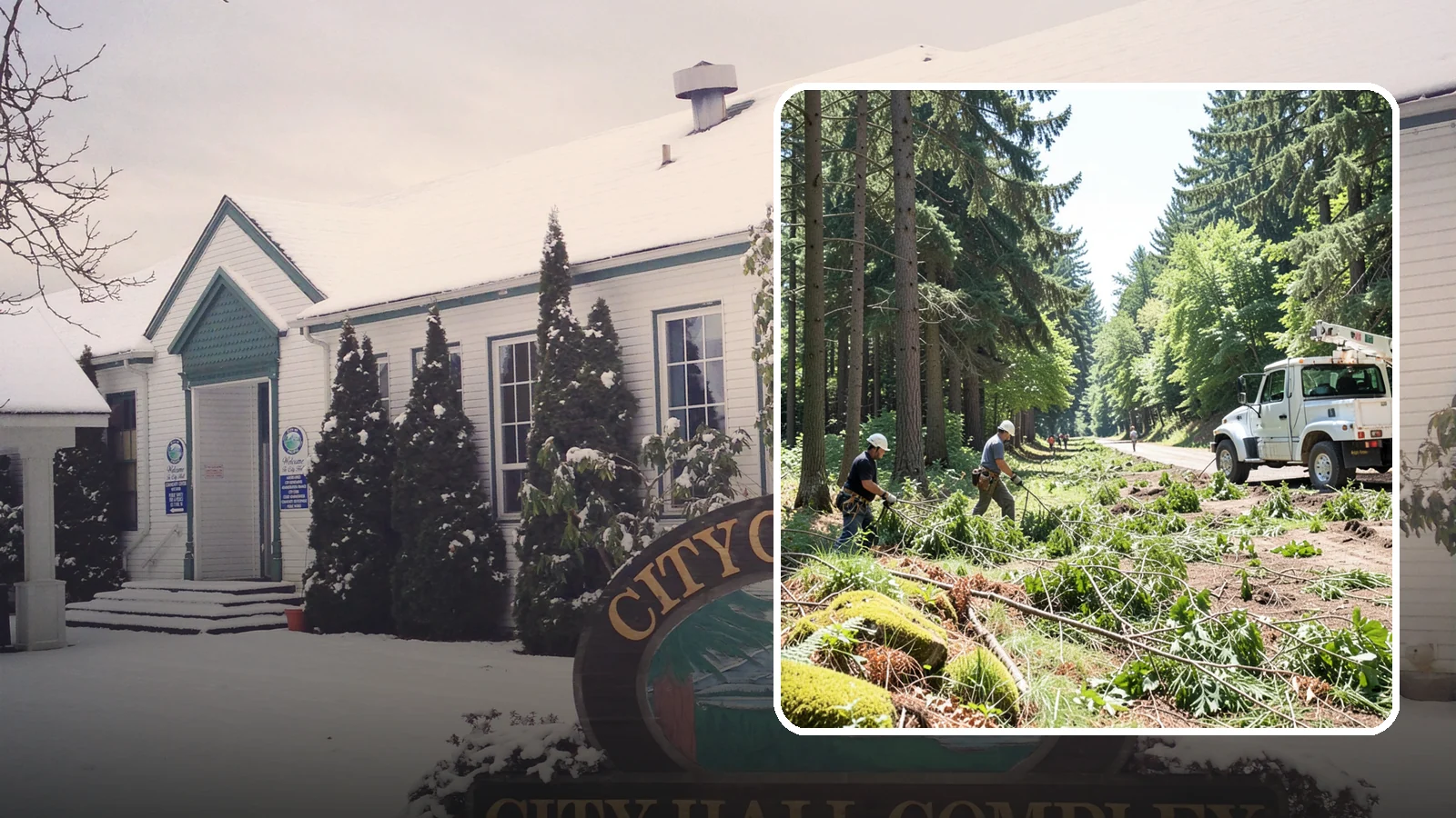 Right-of-way clearing in Pacific, King County, WA - The clearing of vegetation along easements and access corridors.