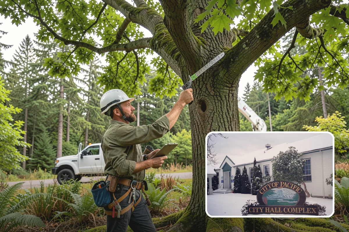 Right-of-way clearing in Pacific, King County, WA - Improves access and usability of a site
