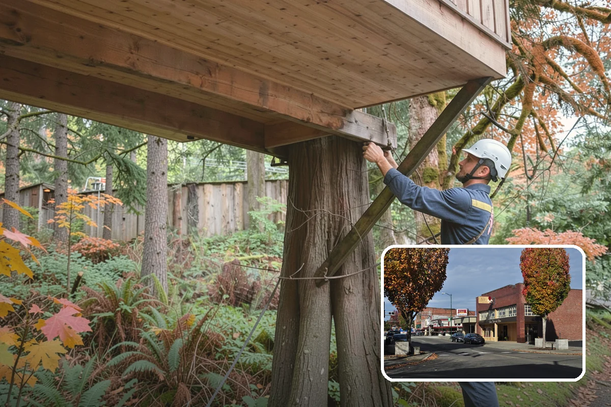 Right-of-way clearing in Puyallup, Pierce County, WA - Improves access and usability of a site