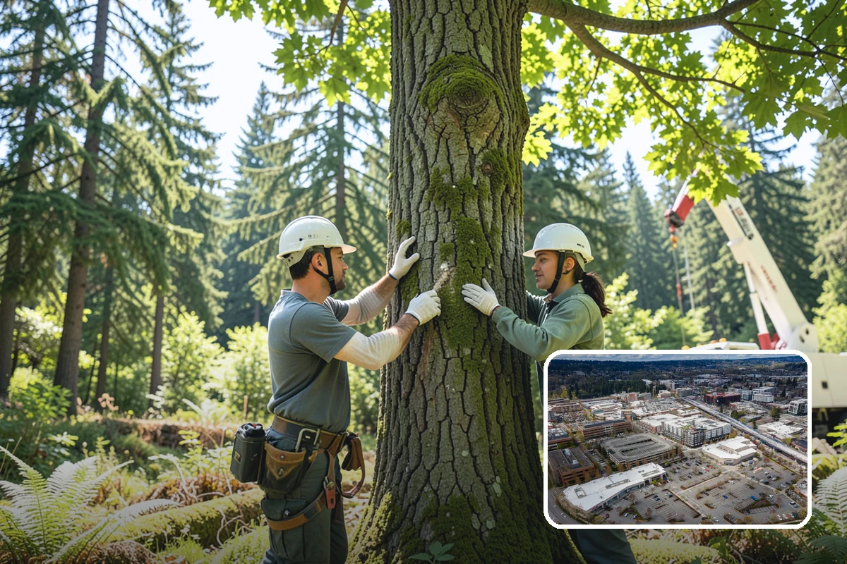 Right-of-way clearing in Redmond, King County, WA - Improves access and usability of a site