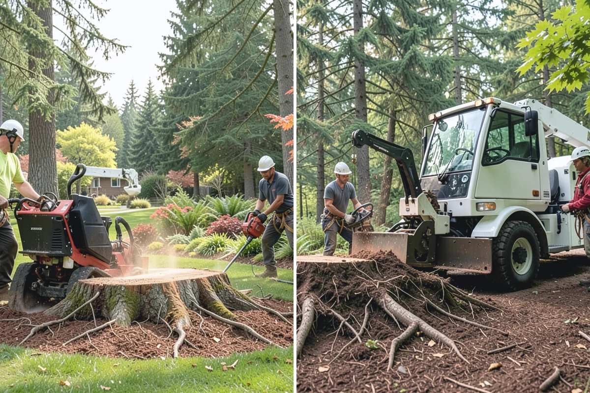 Right-of-way clearing in Redmond, King County, WA - Assess the site and mark features to protect