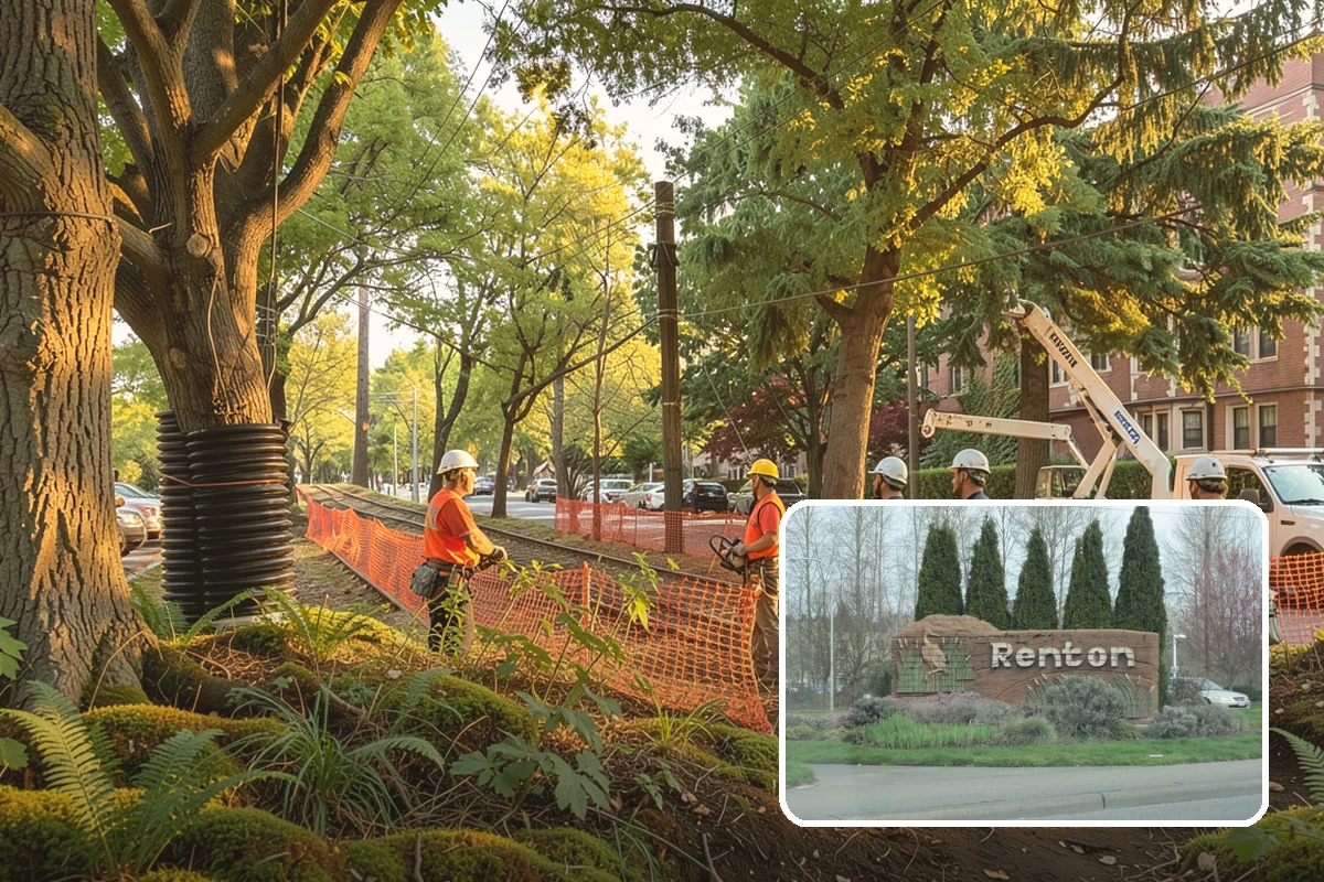 Right-of-way clearing in Renton, King County, WA - Improves access and usability of a site