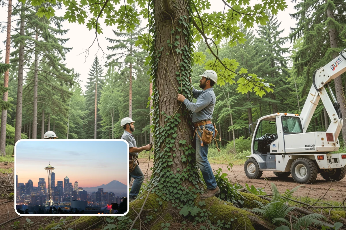 Right-of-way clearing in Seattle, King County, WA - Improves access and usability of a site