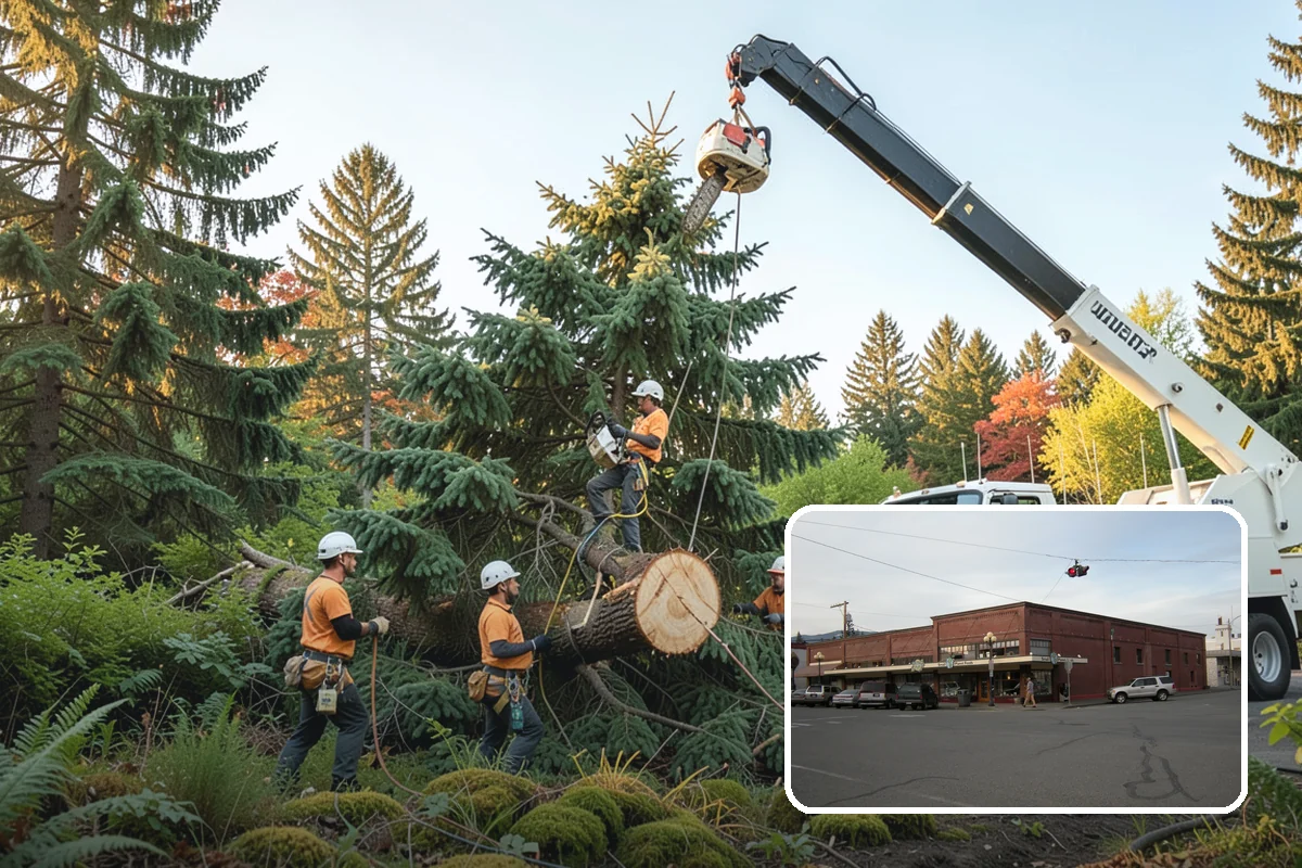 Right-of-way clearing in Sedro-Woolley, Skagit County, WA - Improves access and usability of a site