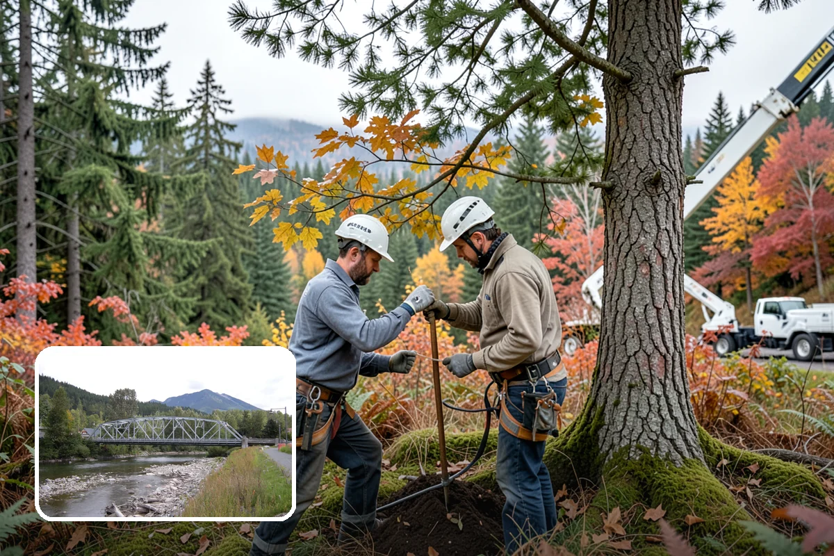 Right-of-way clearing in Skykomish, King County, WA - Improves access and usability of a site