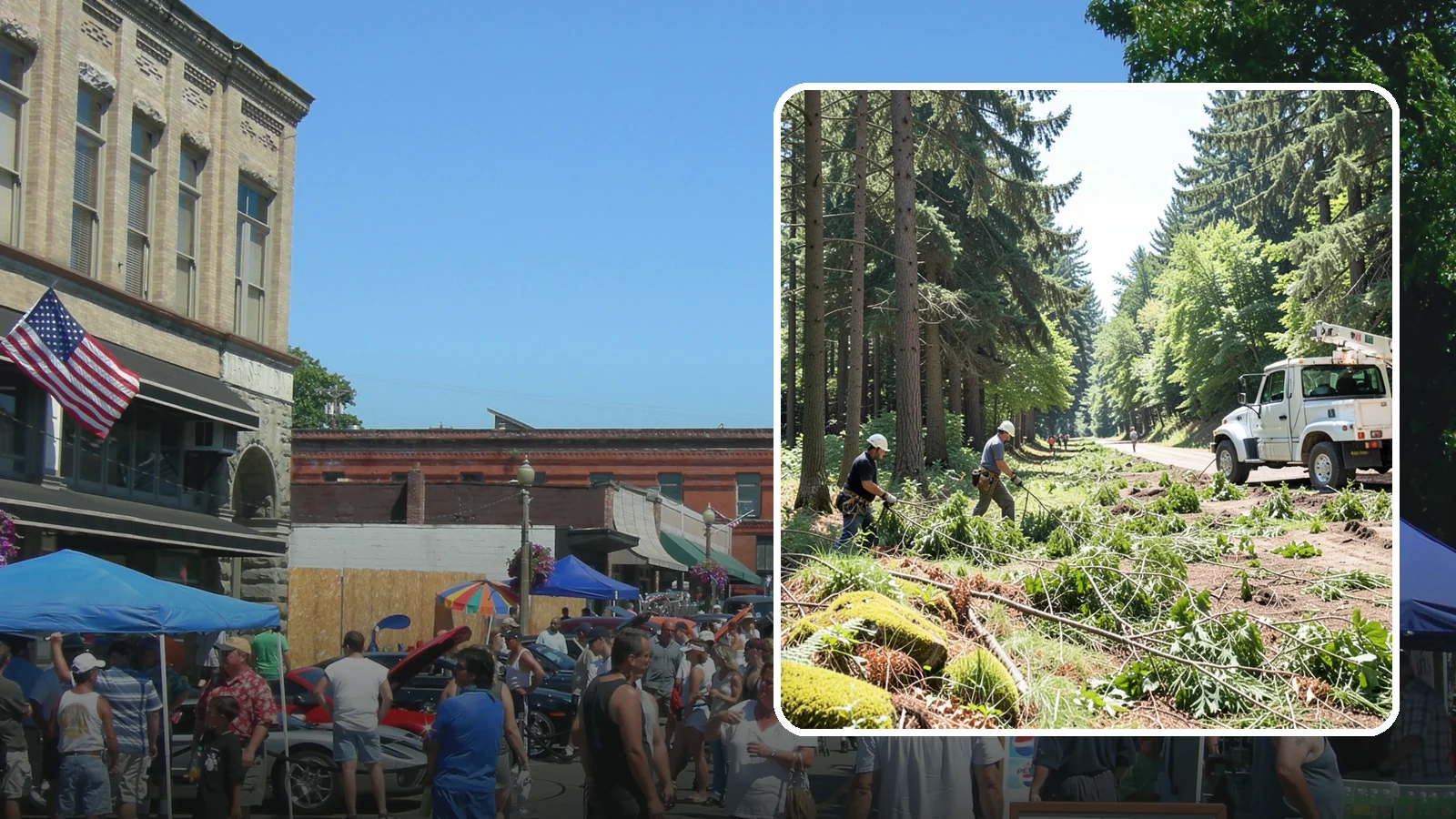 Right-of-way clearing in Snohomish, Snohomish County, WA - The clearing of vegetation along easements and access corridors.