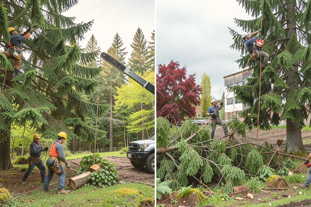 Right-of-way clearing in Stanwood, Snohomish County, WA - Assess the site and mark features to protect