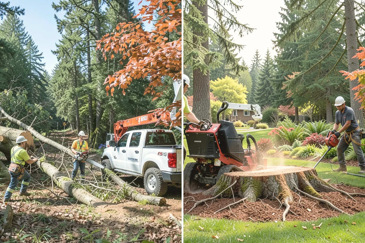 Right-of-way clearing in Tukwila, King County, WA - Assess the site and mark features to protect