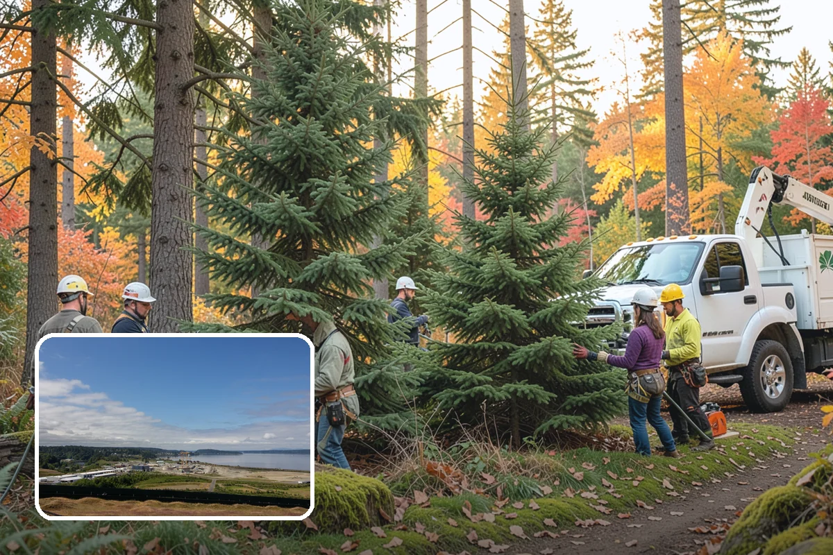Right-of-way clearing in University Place, Pierce County, WA - Improves access and usability of a site