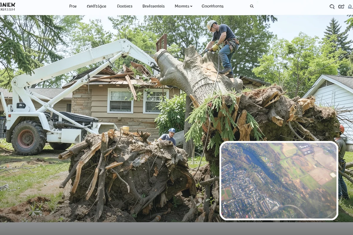 Roof clearance pruning in Algona, King County, WA - Improves tree structure, health, and appearance