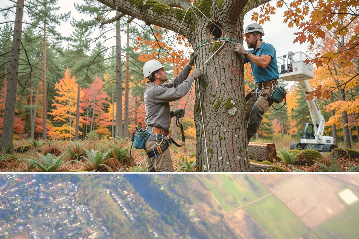 Roof clearance pruning in Algona, King County, WA - Work should be scheduled during dormant seasons to minimize stress from over-pruning while adhering to specific timing...
