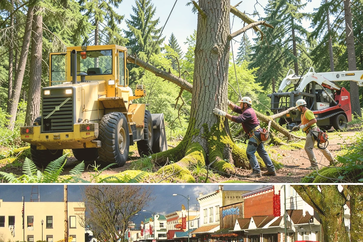 Roof clearance pruning in Arlington, Snohomish County, WA - Work should be scheduled during dormant seasons to minimize stress from over-pruning while adhering to specific timing...