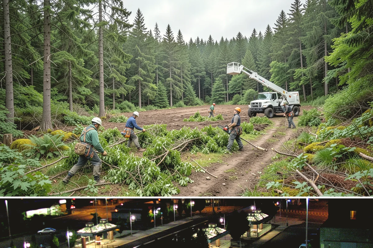 Roof clearance pruning in Auburn, King County, WA - Work should be scheduled during dormant seasons to minimize stress from over-pruning while adhering to specific timing...
