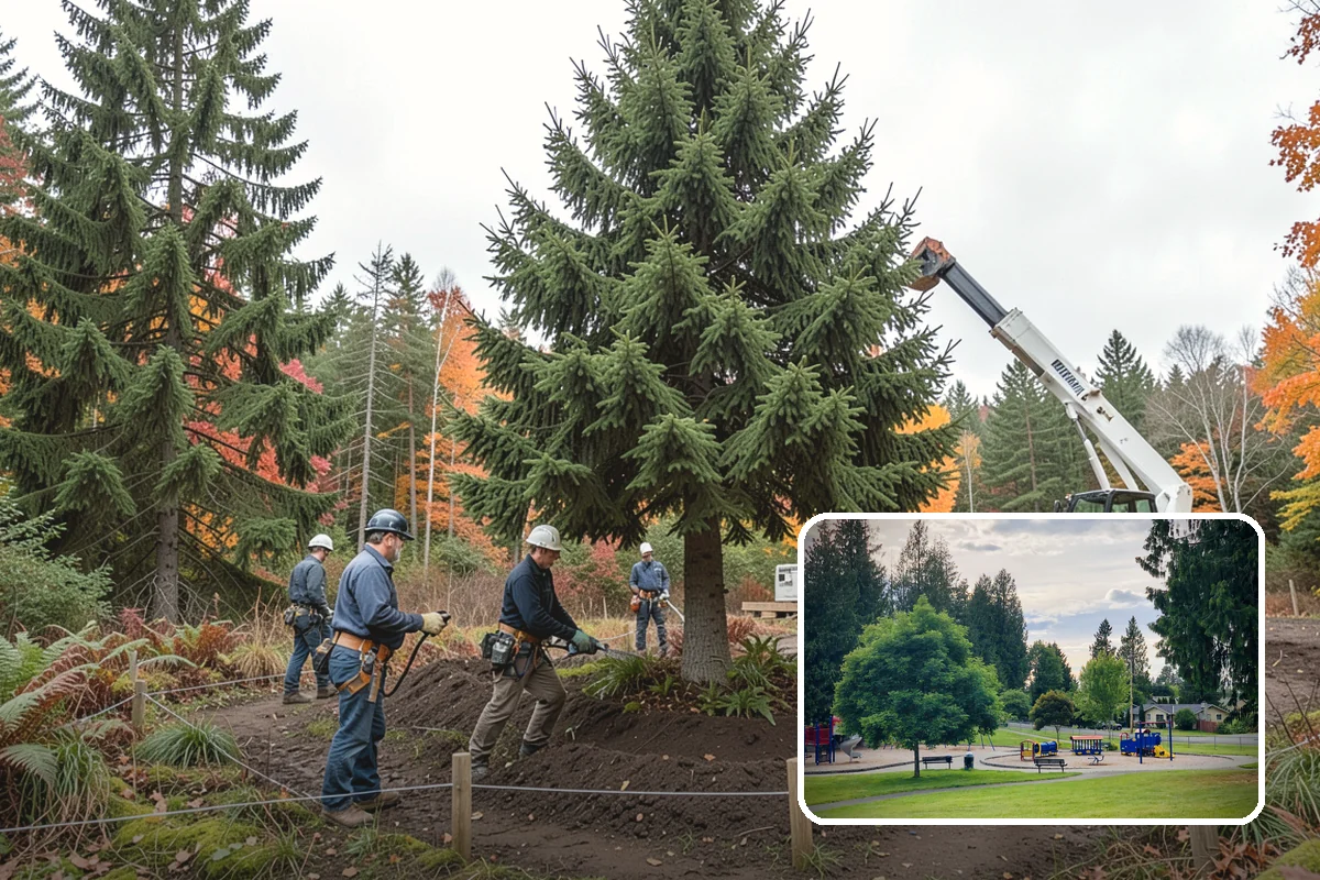 Roof clearance pruning in Bonney Lake, Pierce County, WA - Improves tree structure, health, and appearance