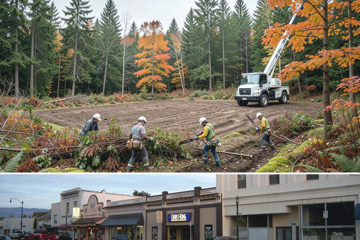 Roof clearance pruning in Burlington, Skagit County, WA - Work should be scheduled during dormant seasons to minimize stress from over-pruning while adhering to specific timing...