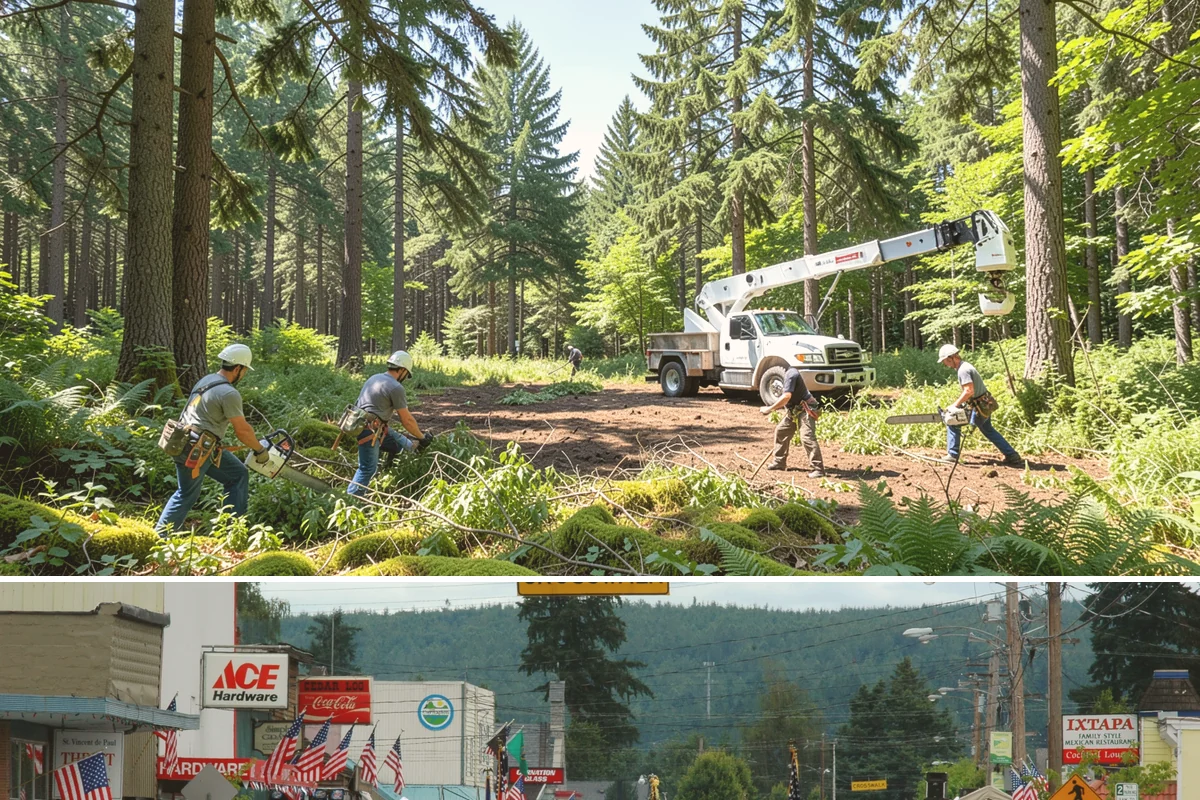 Roof clearance pruning in Carnation, King County, WA - Work should be scheduled during dormant seasons to minimize stress from over-pruning while adhering to specific timing...